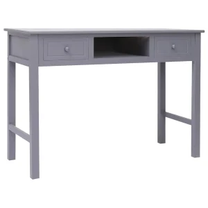 Buffet Bois de massif 108 x 45 x 76 cm gris bois de paulownia – vue d’ensemble
