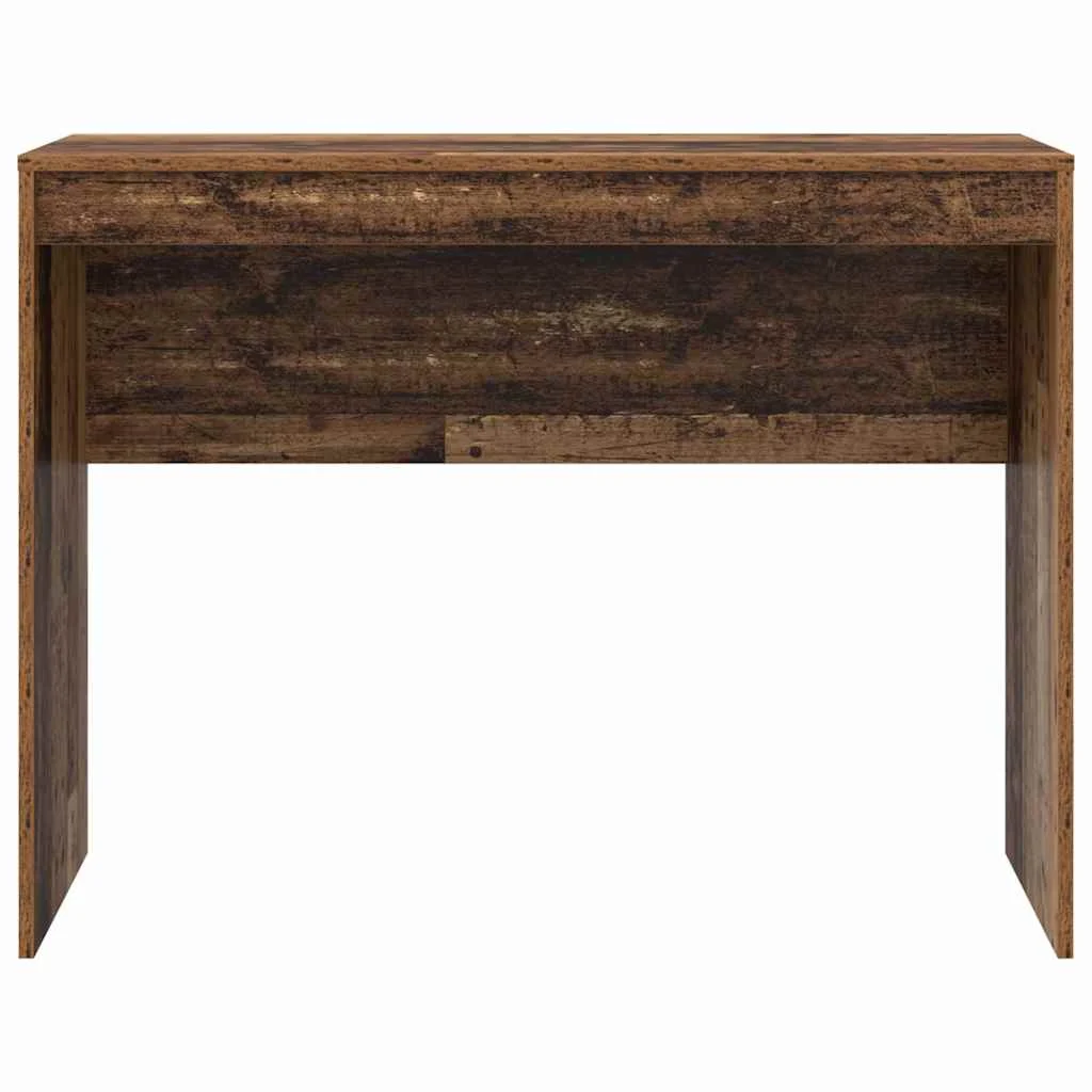 Bureau 100 x 40 x 76 cm bois ancien bois d'ingénierie – vue de dessus