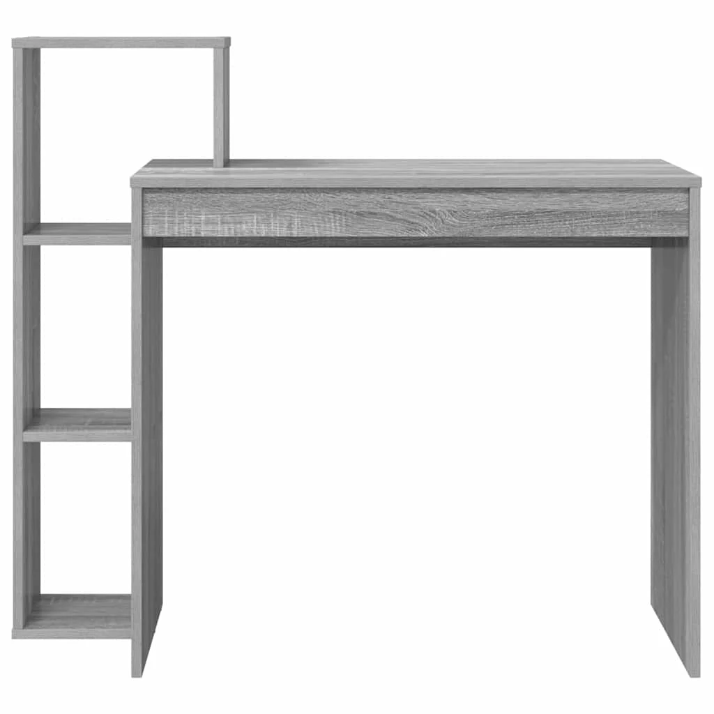 Bureau 100 x 40 x 90 cm sonoma gris bois d'ingénierie – vue de dessus