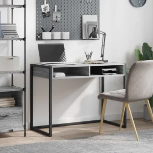 Bureau 100 x 50 x 75 cm sonoma gris bois d'ingénierie – modèle 3 – vue d’ensemble