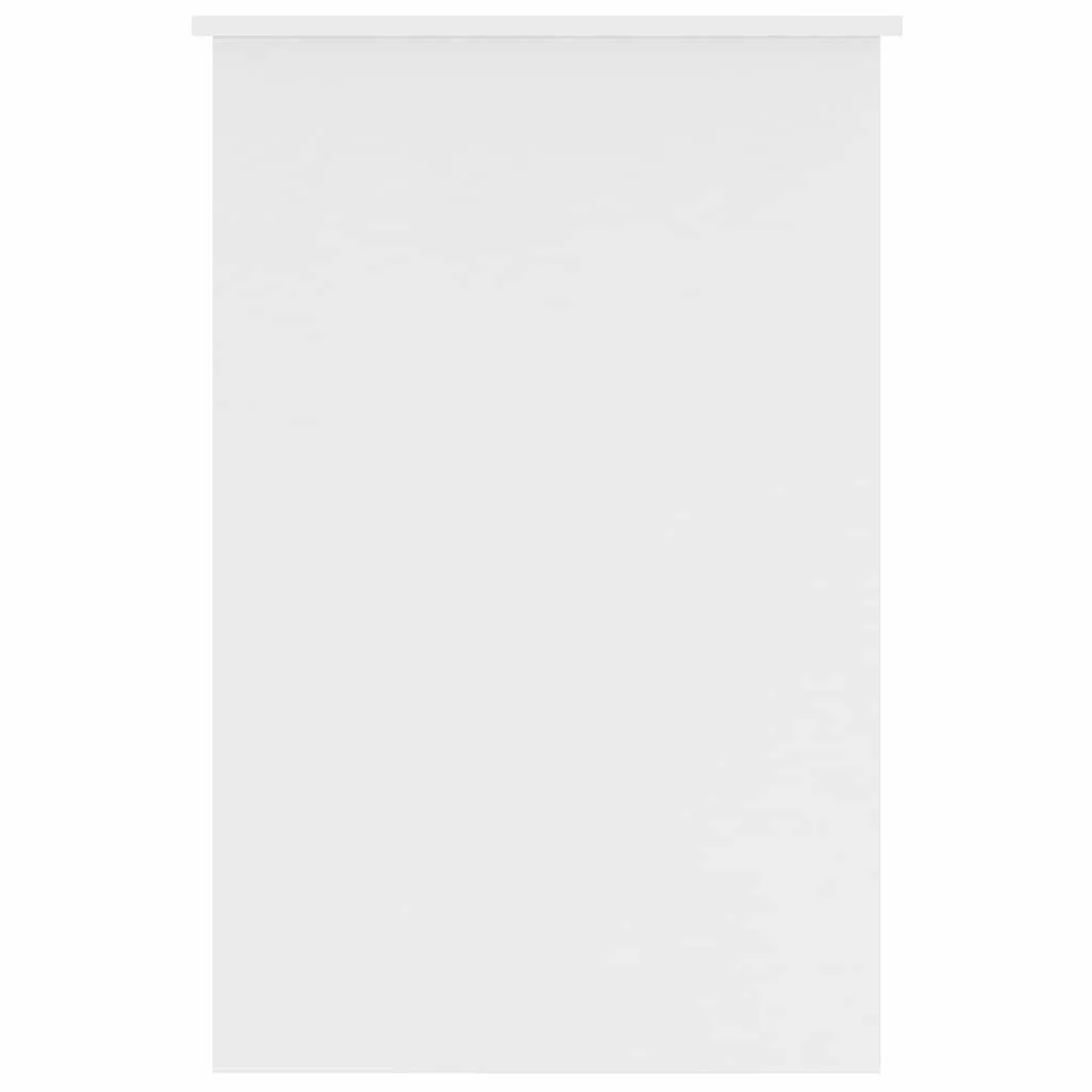 Bureau 100 x 50 x 76 cm blanc bois d'ingénierie – vue en situation