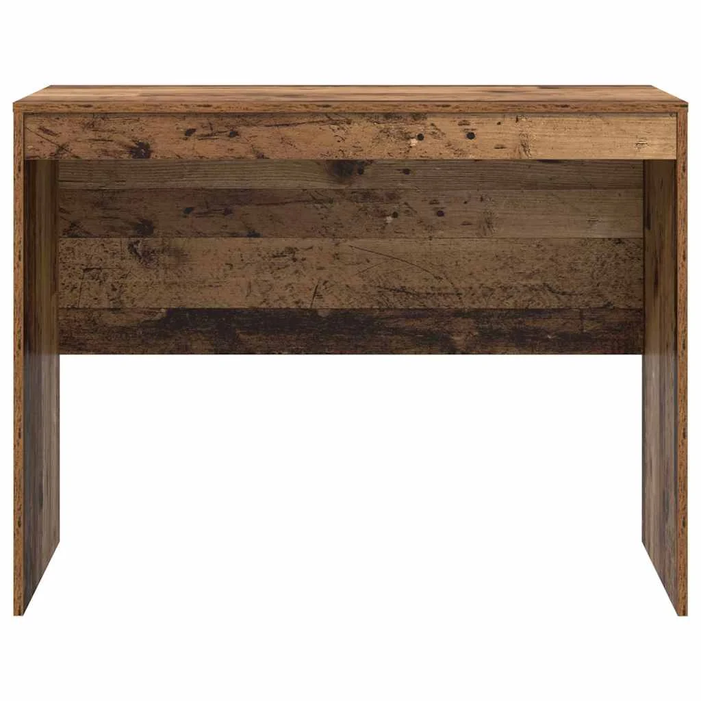 Bureau 100 x 50 x 76 cm bois ancien bois d'ingénierie – vue de dessus