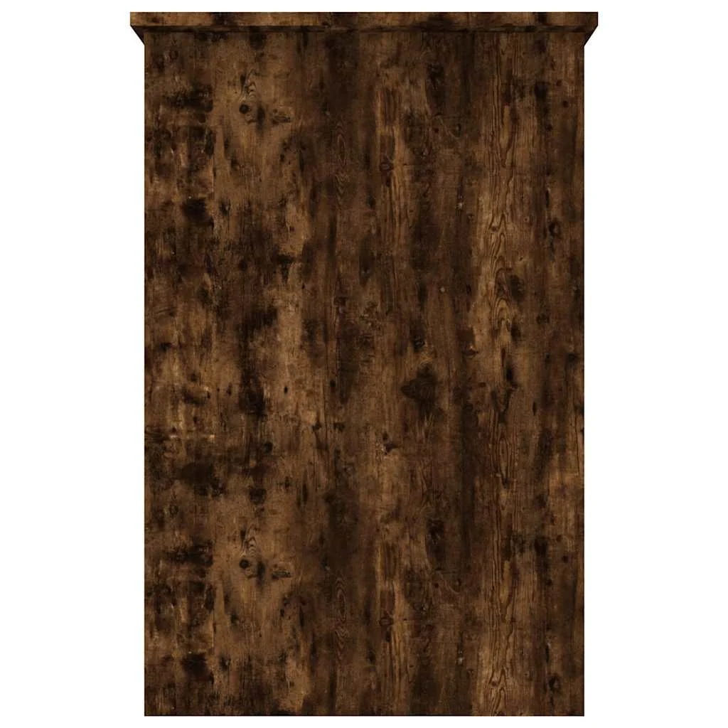 Bureau 100 x 50 x 76 cm chêne fumé bois d'ingénierie – vue en situation