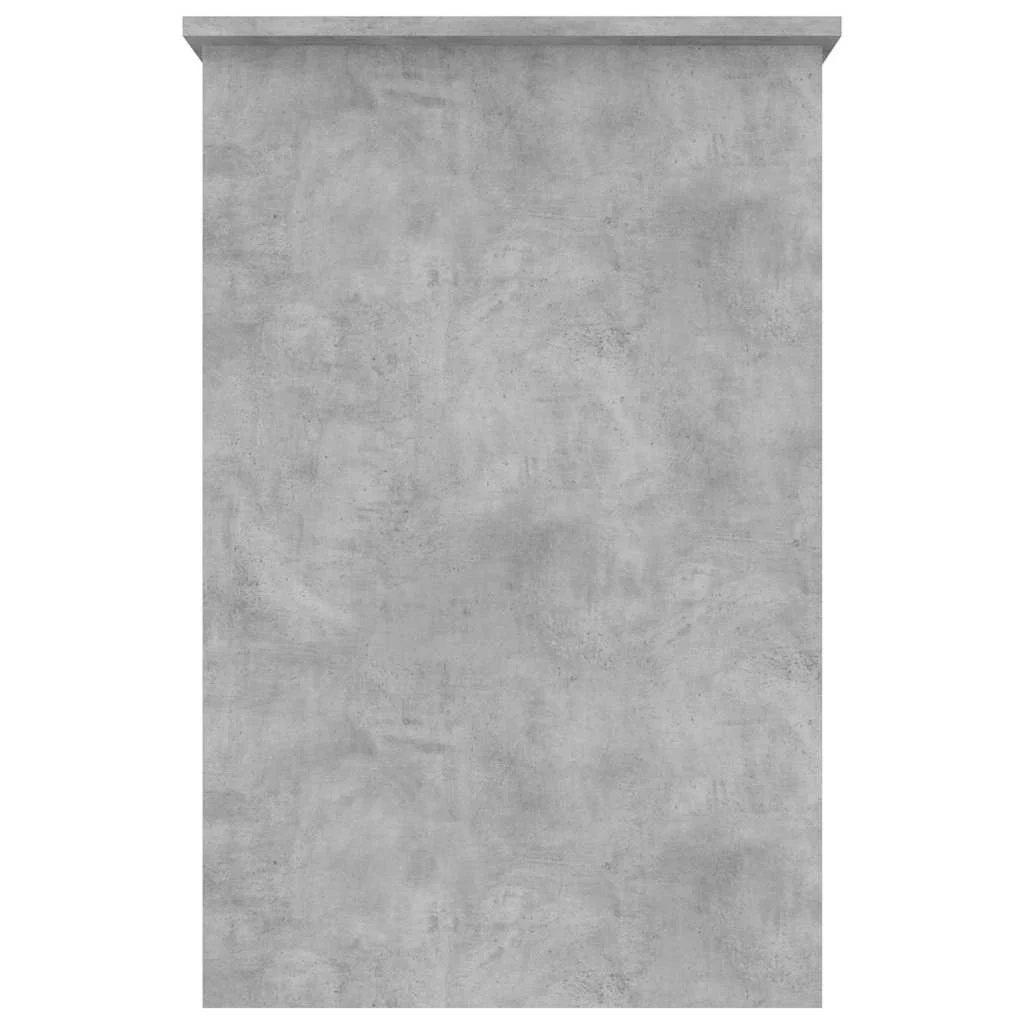Bureau 100 x 50 x 76 cm gris béton bois d'ingénierie – vue en situation