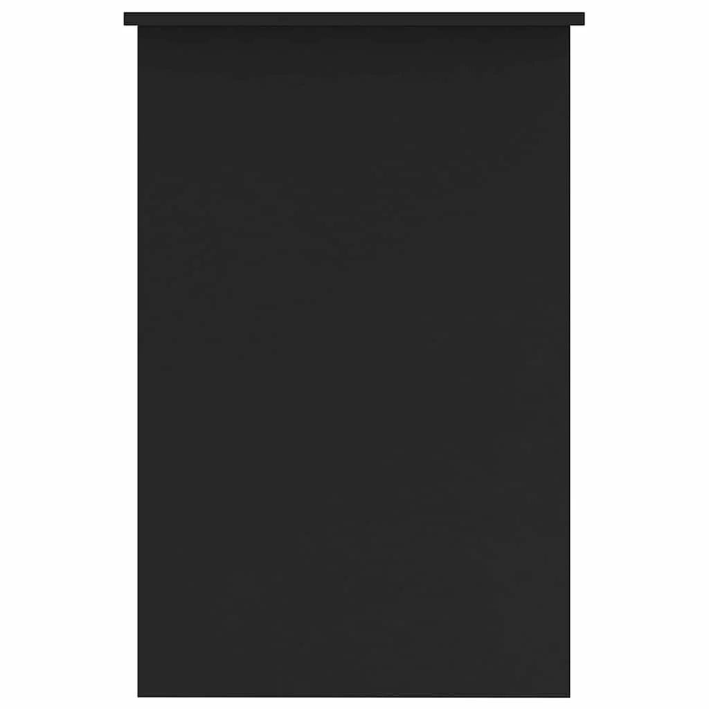 Bureau 100 x 50 x 76 cm noir bois d'ingénierie – vue en situation