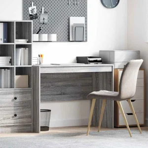 Bureau 100 x 50 x 76 cm sonoma gris bois d'ingénierie – modèle 4 – vue d’ensemble