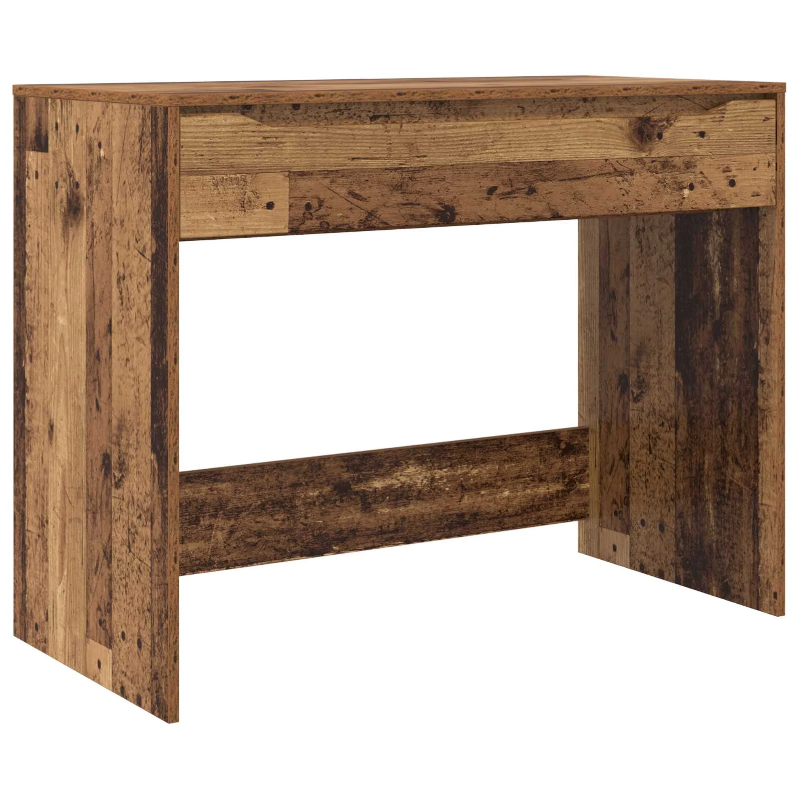 Bureau 100 x 50 x 78 cm bois ancien – vue de côté