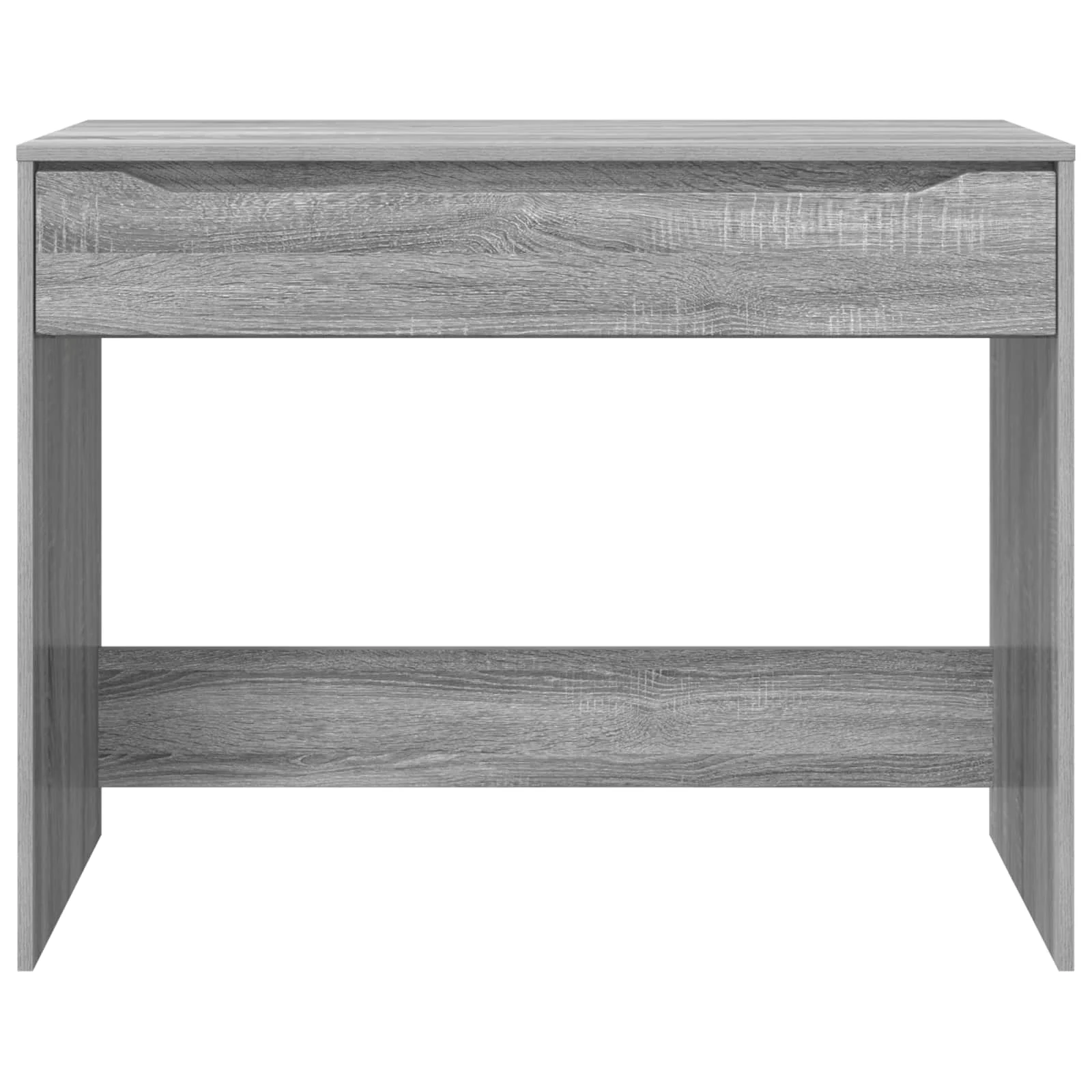 Bureau 100 x 50 x 78 cm gris sonoma – vue de dos