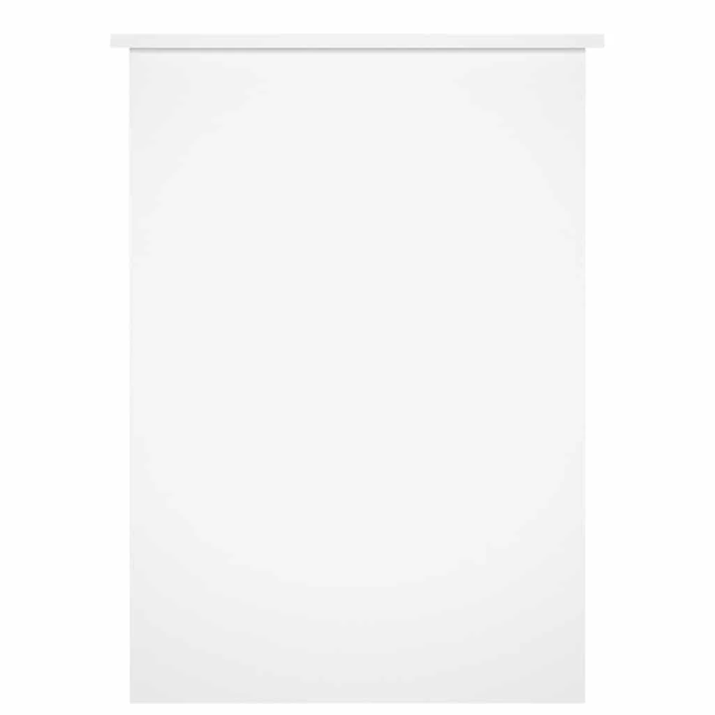 Bureau 100 x 55 x 75 cm blanc bois d'ingénierie – vue en situation