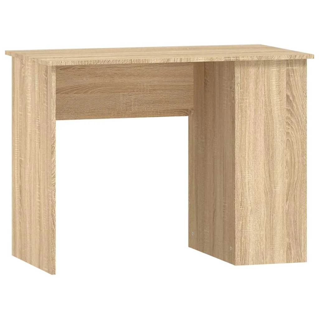 Bureau 100 x 55 x 75 cm chêne sonoma bois d'ingénierie – vue de côté