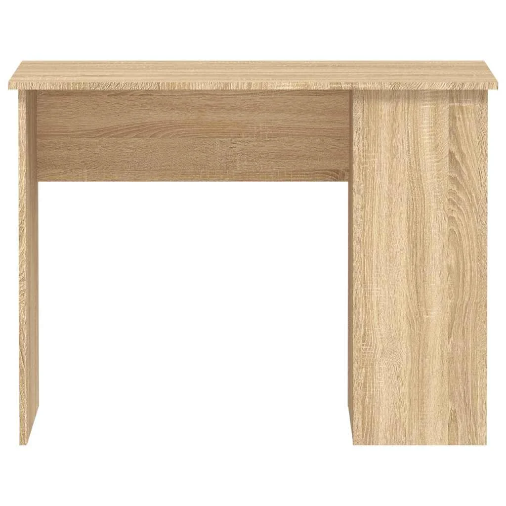 Bureau 100 x 55 x 75 cm chêne sonoma bois d'ingénierie – vue de détail