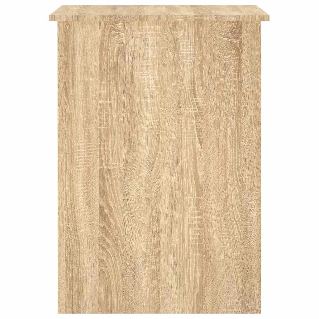 Bureau 100 x 55 x 75 cm chêne sonoma bois d'ingénierie – vue en situation