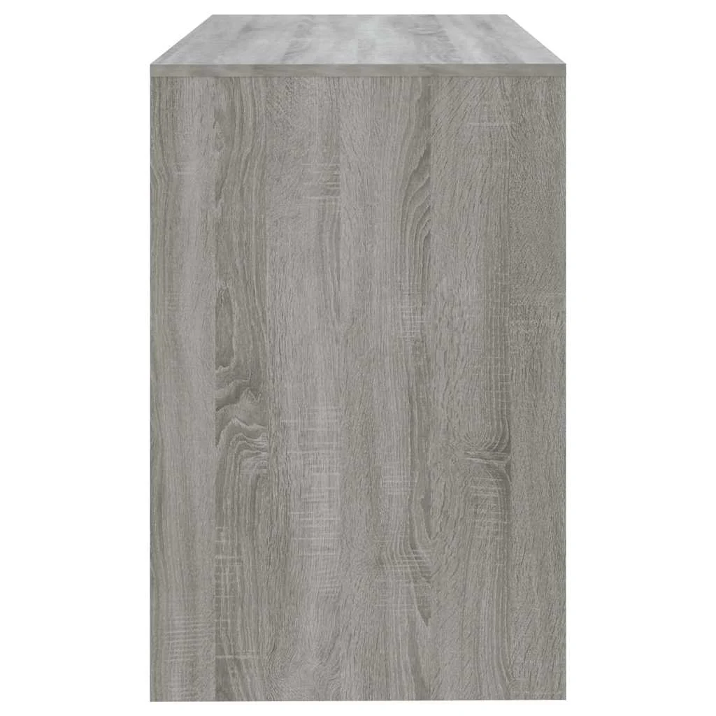 Bureau 101 x 50 x 76,5 cm sonoma gris bois d'ingénierie – vue de dos