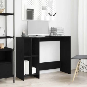 Bureau 102,5 x 35 x 75 cm chêne noir bois d'ingénierie – vue d’ensemble