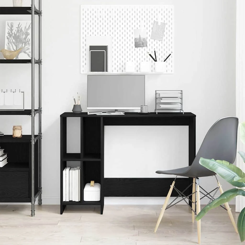 Bureau 102,5 x 35 x 75 cm chêne noir bois d'ingénierie – vue en situation