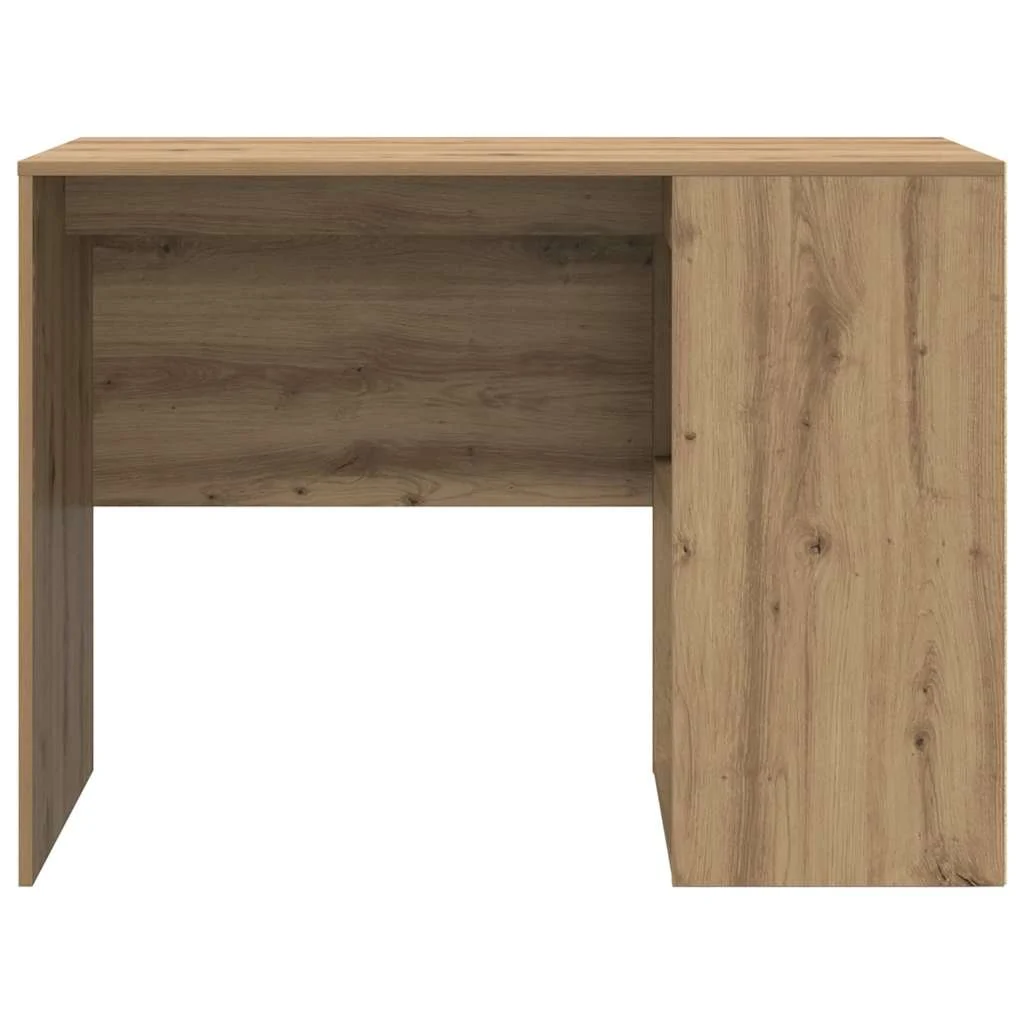 Bureau 102 x 50 x 75 cm chêne artisanal bois d'ingénierie – modèle 2 – vue de dessus