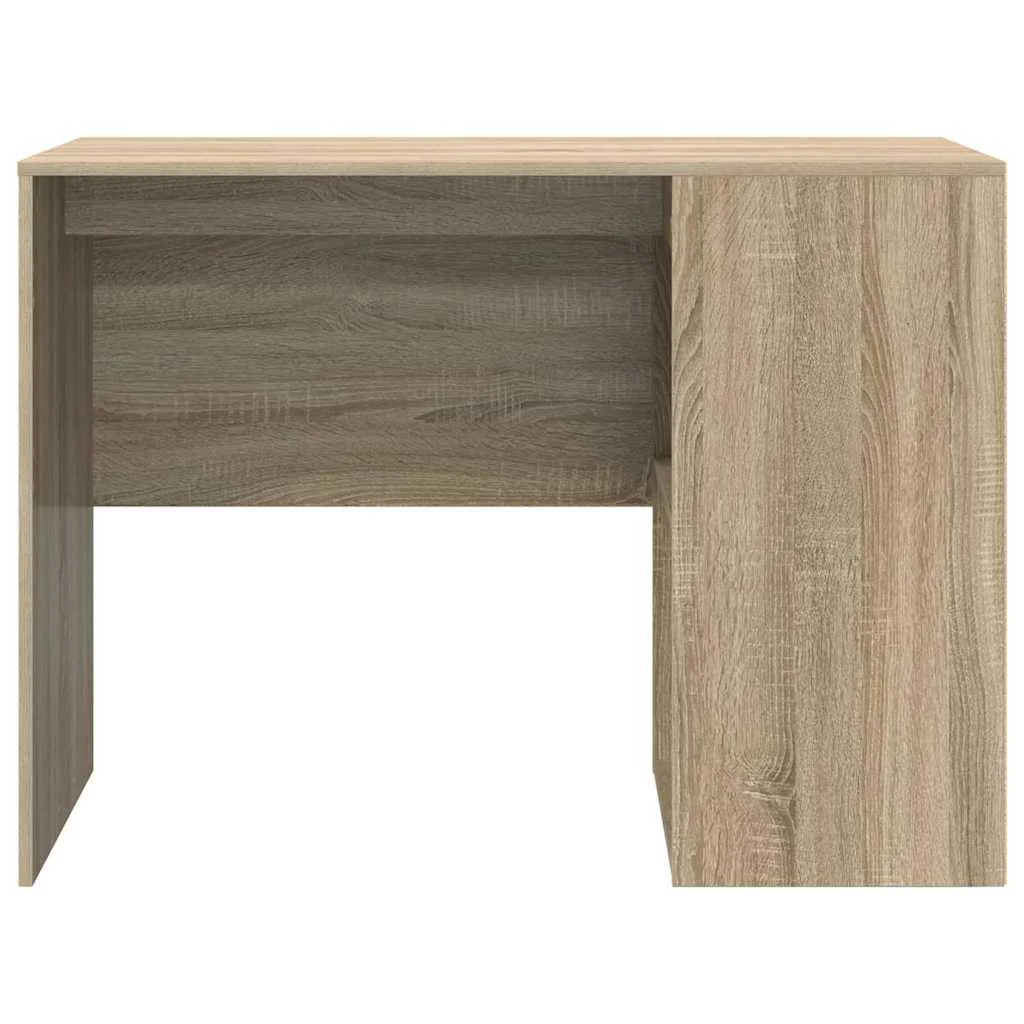 Bureau 102 x 50 x 75 cm chêne sonoma bois d'ingénierie – modèle 3 – vue de dessus