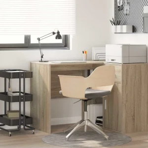 Bureau 102 x 50 x 75 cm chêne sonoma bois d'ingénierie – modèle 3 – vue d’ensemble