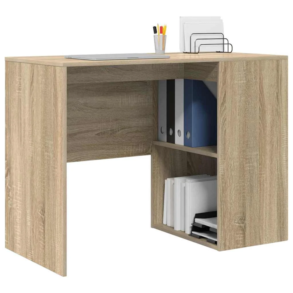 Bureau 102 x 50 x 75 cm chêne sonoma bois d'ingénierie – modèle 3 – vue de détail