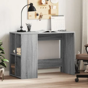 Bureau 102 x 50 x 75 cm sonoma gris bois d'ingénierie – vue d’ensemble