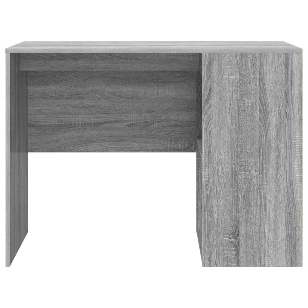 Bureau 102 x 50 x 75 cm sonoma gris bois d'ingénierie – modèle 3 – vue de dessus