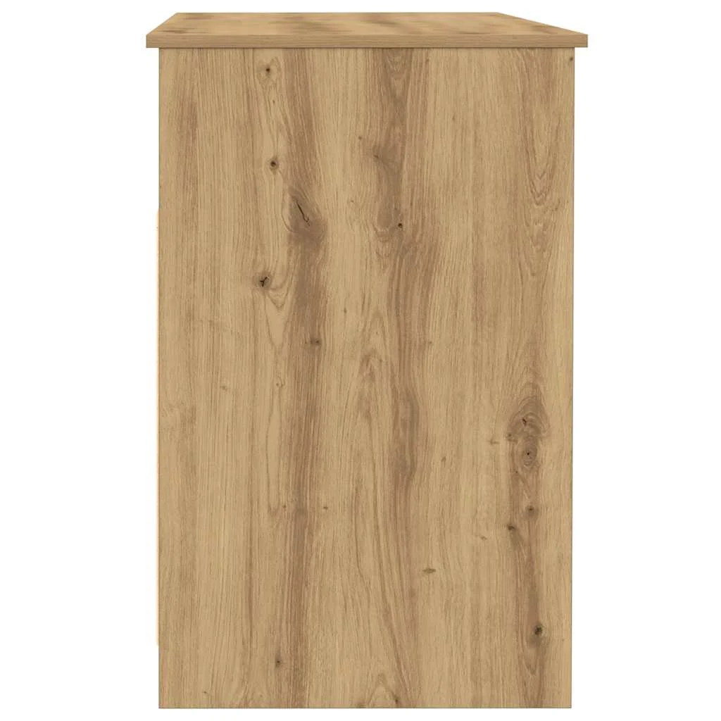 Bureau 102 x 50 x 76 cm chêne artisanal bois d'ingénierie – vue en situation
