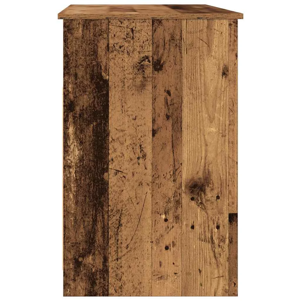 Bureau 102 x 50 x 76 cm vieux bois bois d'ingénierie – vue en situation