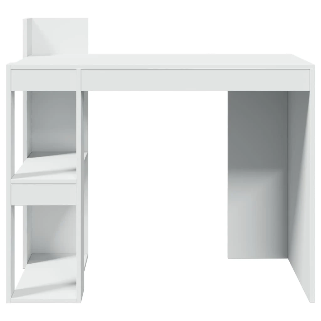 Bureau 103,5 x 56,5 x 94 cm blanc bois d'ingénierie – vue en situation