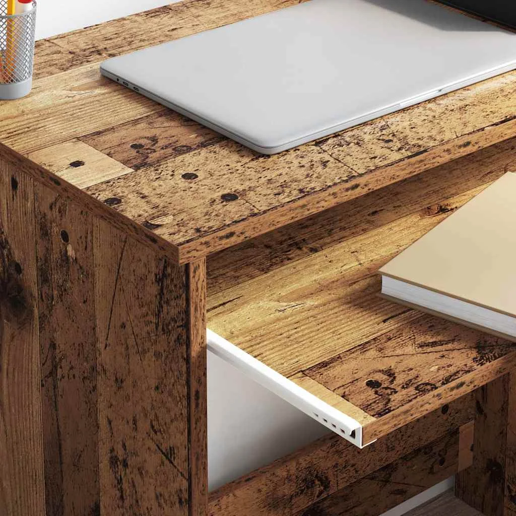 Bureau 106 x 41 x 88,5 cm bois ancien bois d'ingénierie – vue en situation