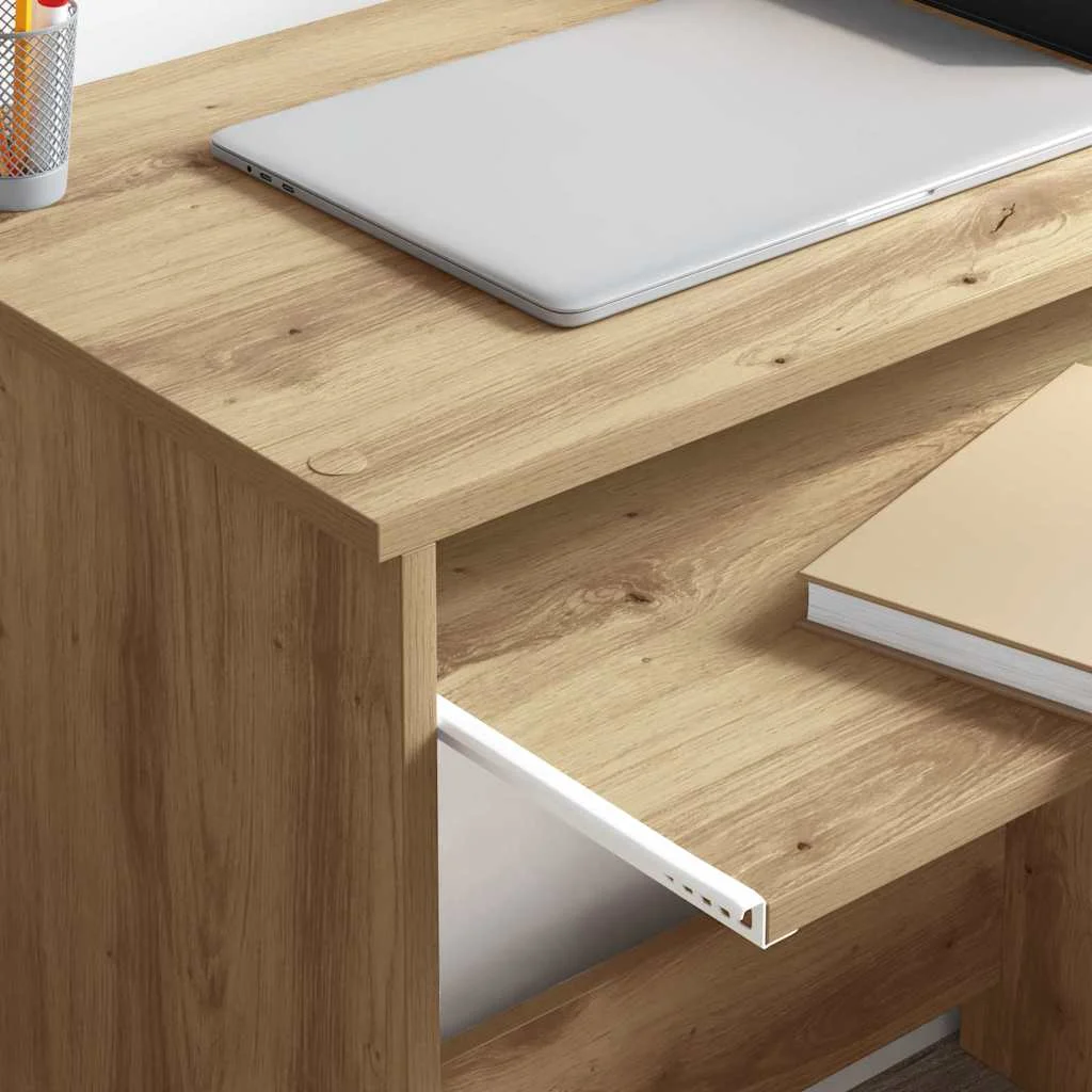 Bureau 106 x 41 x 88,5 cm chêne artisanal bois d'ingénierie – vue en situation