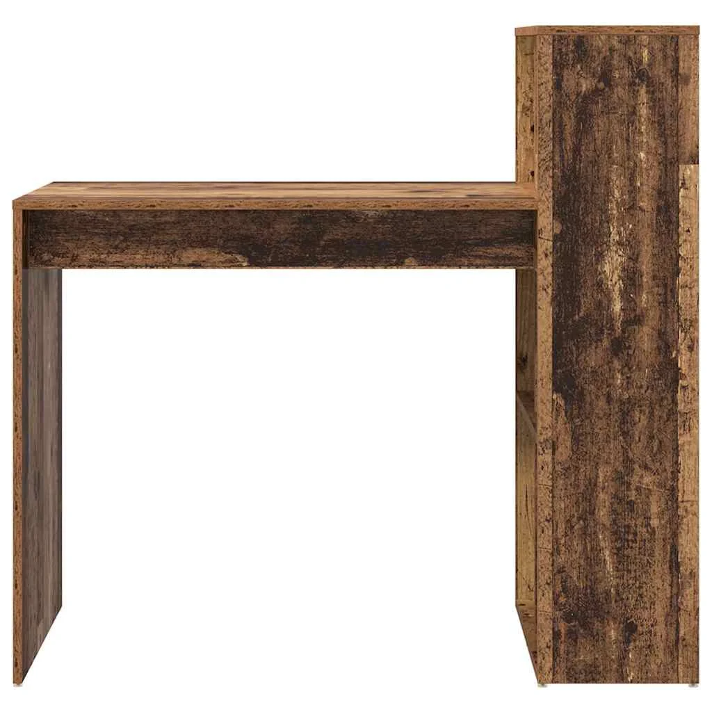 Bureau 108 x 55 x 103,5 cm bois ancien bois d'ingénierie – vue de dessus