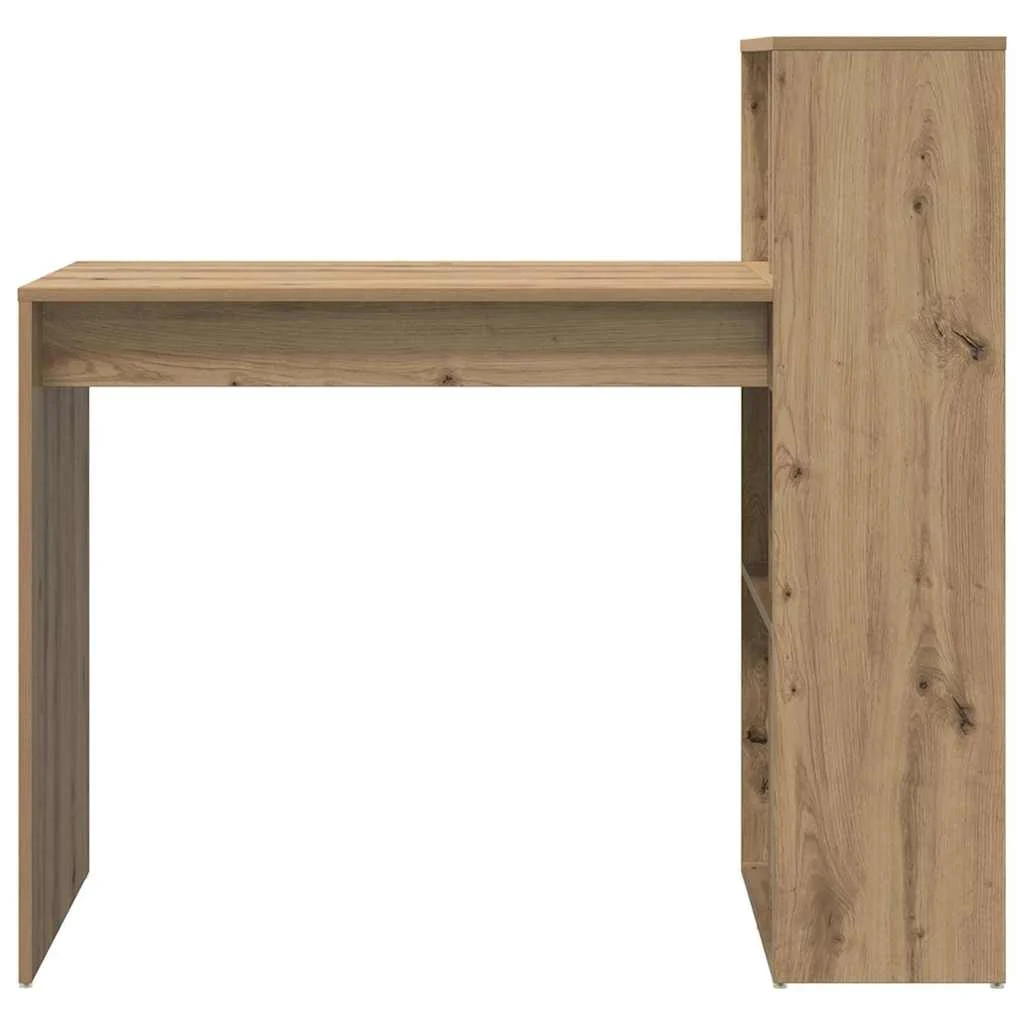 Bureau 108 x 55 x 103,5 cm chêne artisanal bois d'ingénierie – vue de dessus