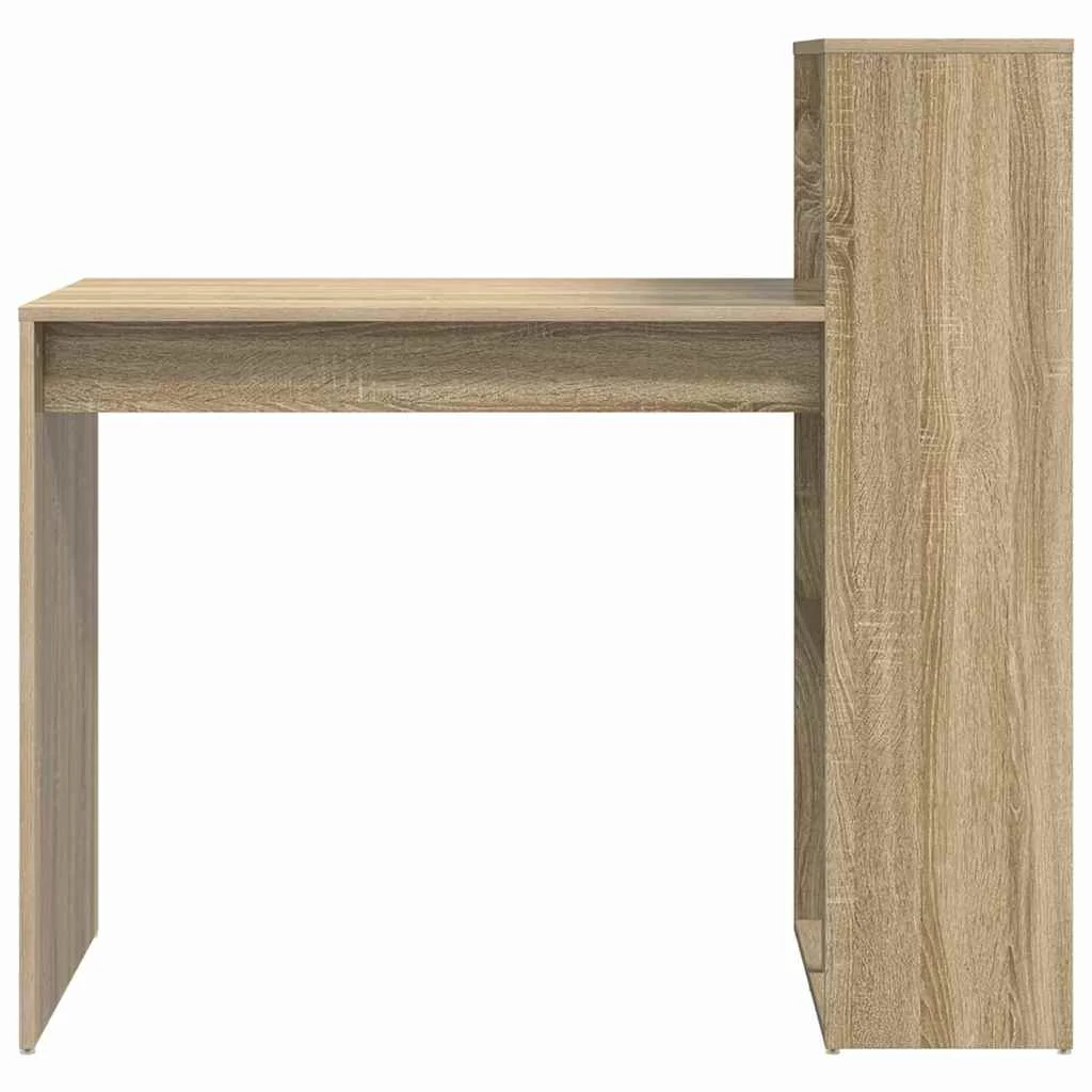 Bureau 108 x 55 x 103,5 cm chêne sonoma bois d'ingénierie – vue de dessus