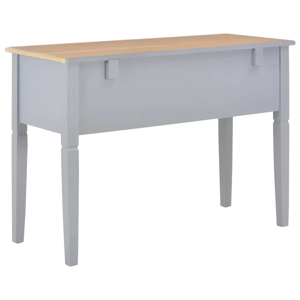 Bureau 109,5 x 45 x 77,5 cm marron et gris mdf – vue en situation