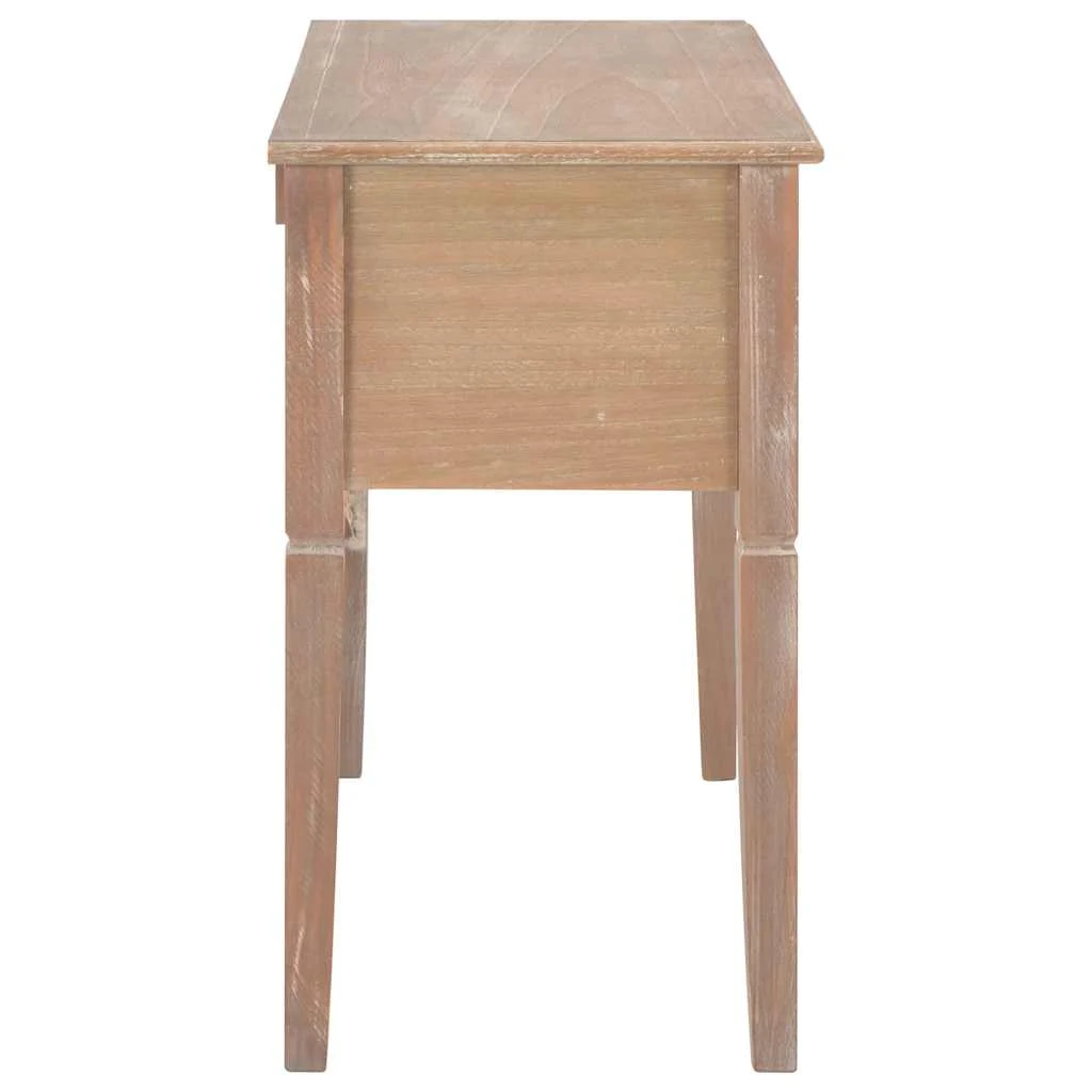 Bureau 109,5 x 45 x 77,5 cm marron mdf – vue de dessus