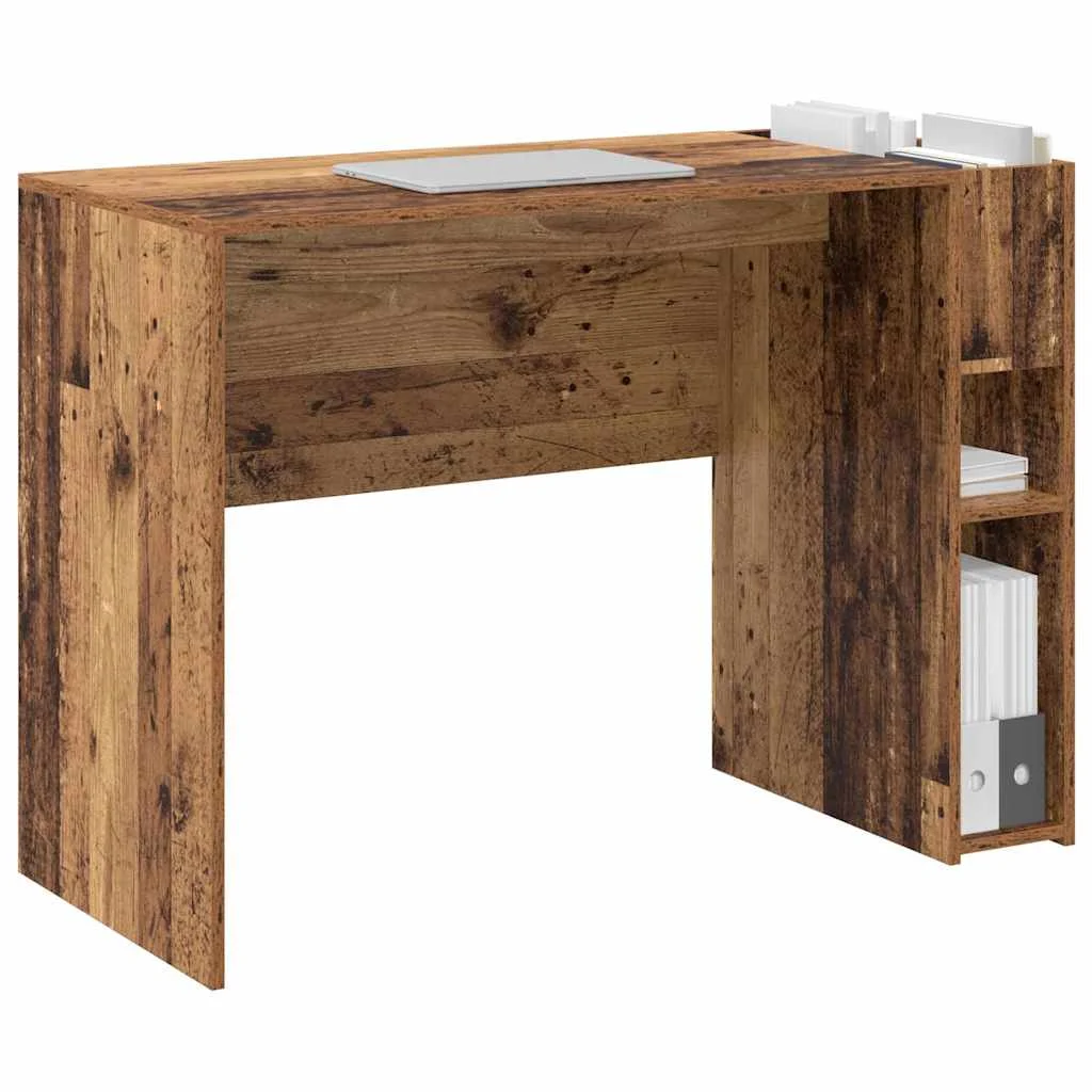 Bureau 109 x 50 x 78 cm bois ancien bois d'ingénierie – vue de détail