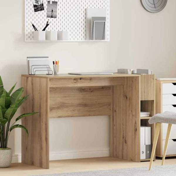 Bureau 109 x 50 x 78 cm chêne artisanal bois d'ingénierie – vue d’ensemble