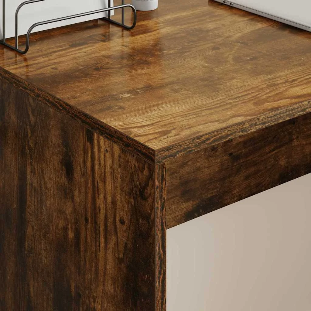 Bureau 109 x 50 x 78 cm chêne fumé bois d'ingénierie – vue en situation