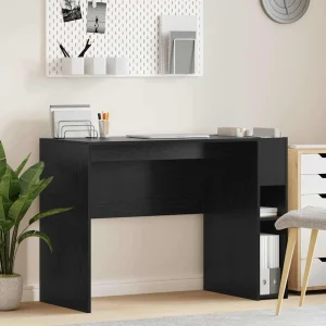Bureau 109 x 50 x 78 cm chêne noir bois d'ingénierie – vue d’ensemble