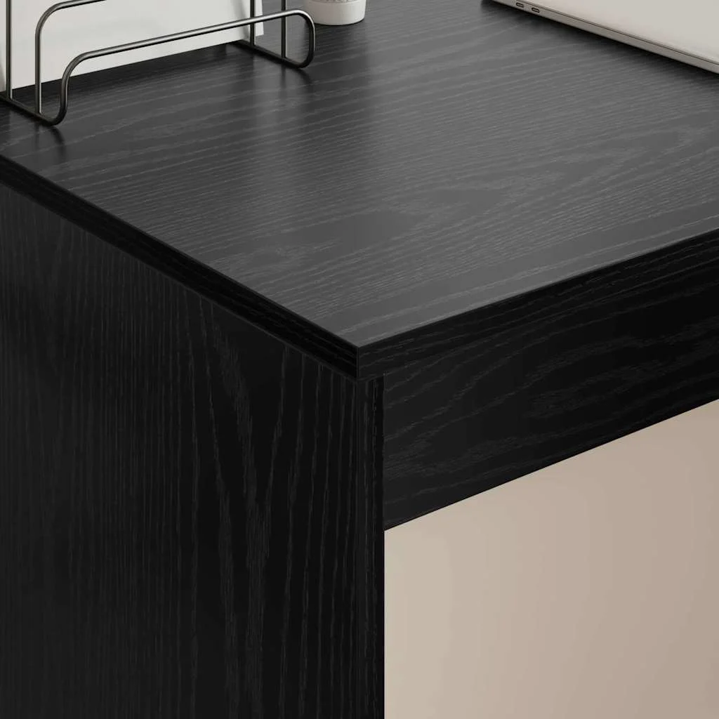Bureau 109 x 50 x 78 cm chêne noir bois d'ingénierie – vue en situation