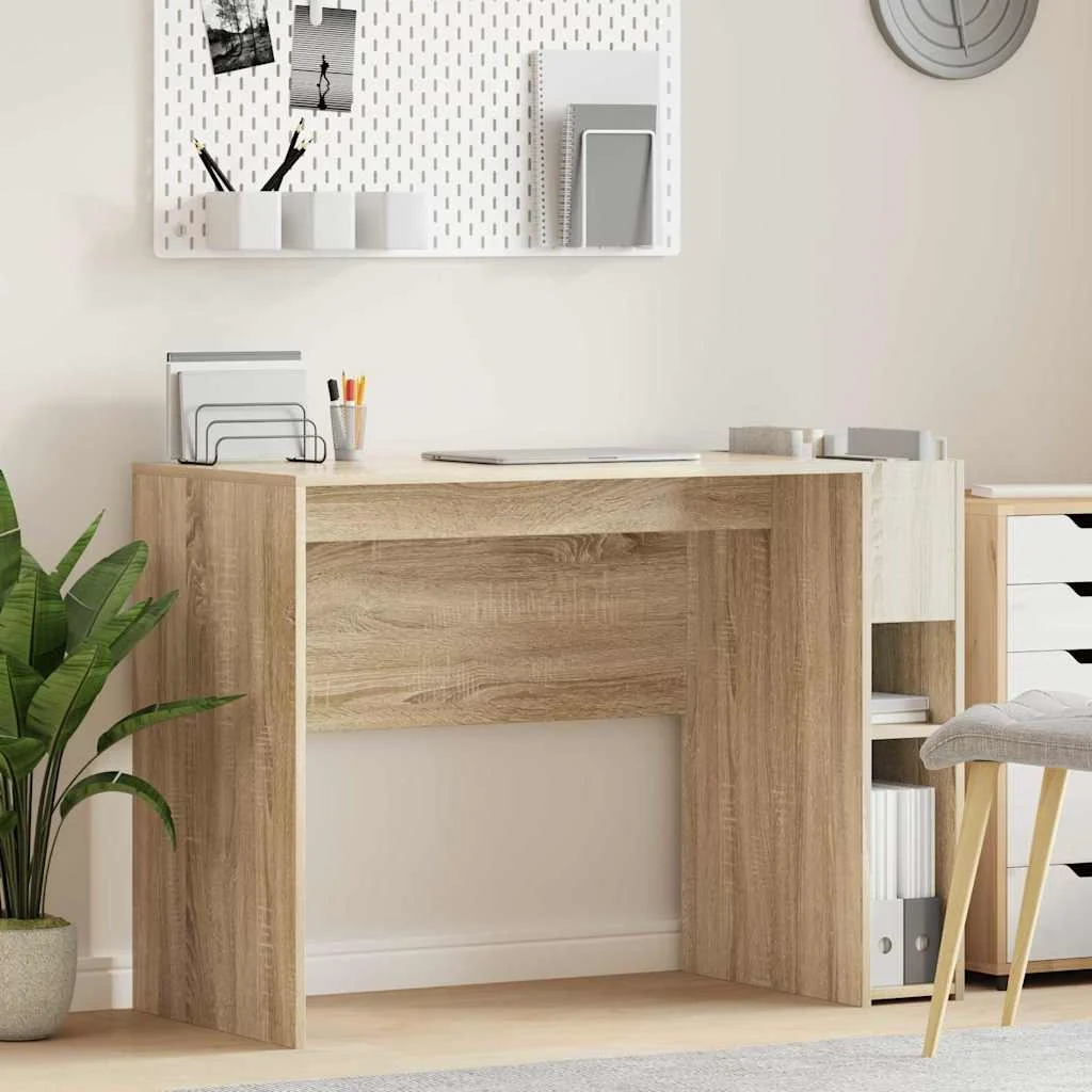 Bureau 109 x 50 x 78 cm chêne sonoma bois d'ingénierie – vue d’ensemble