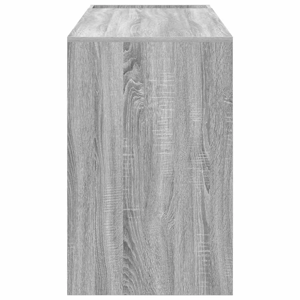 Bureau 109 x 50 x 78 cm sonoma gris bois d'ingénierie – vue de dos