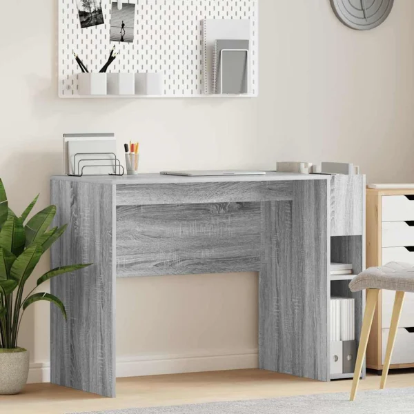 Bureau 109 x 50 x 78 cm sonoma gris bois d'ingénierie – vue d’ensemble