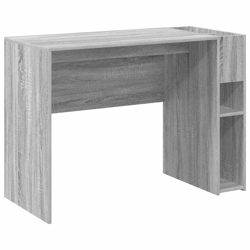 Bureau 109 x 50 x 78 cm sonoma gris bois d'ingénierie – vue de côté