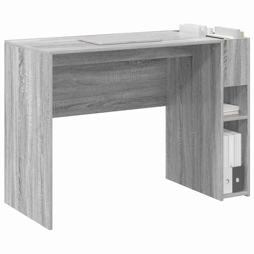 Bureau 109 x 50 x 78 cm sonoma gris bois d'ingénierie – vue de détail