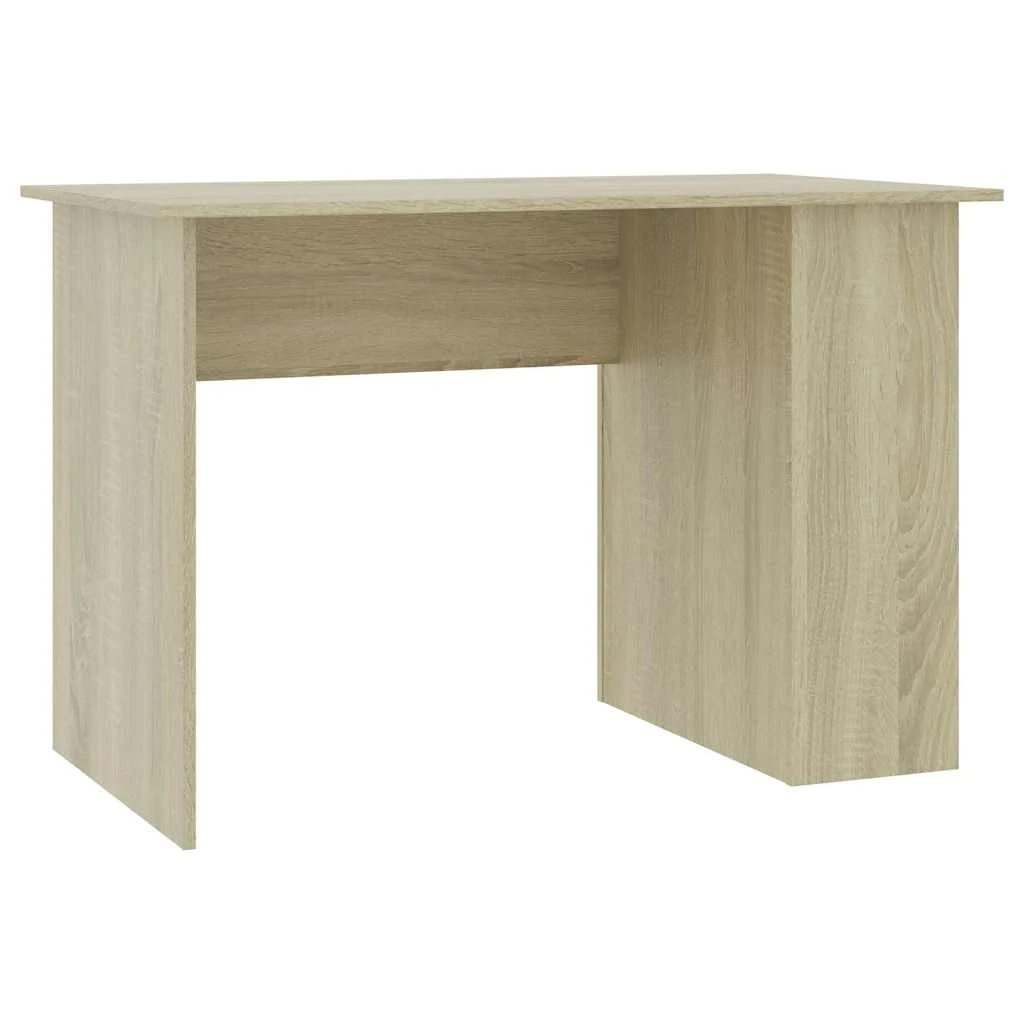 Bureau 110 x 60 x 73 cm chêne sonoma aggloméré – vue de côté