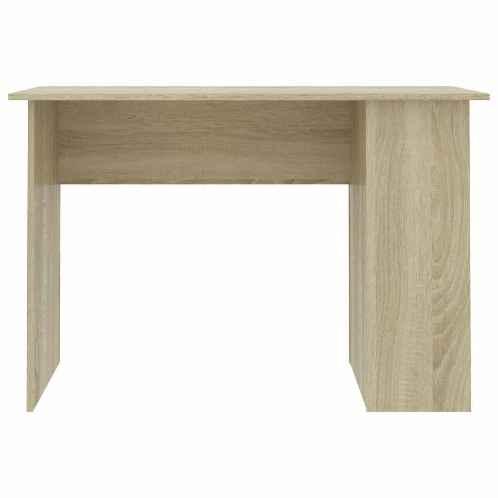 Bureau 110 x 60 x 73 cm chêne sonoma aggloméré – vue de détail