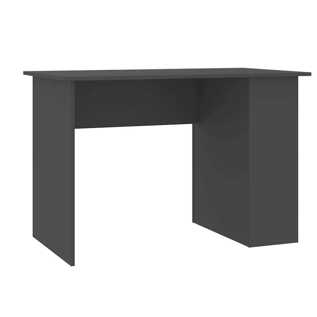 Bureau 110 x 60 x 73 cm gris aggloméré – vue de dessus
