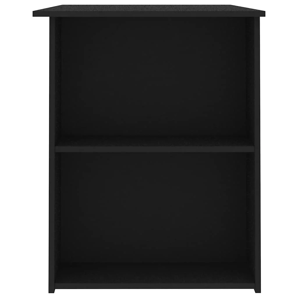 Bureau 110 x 60 x 73 cm noir aggloméré – vue en situation