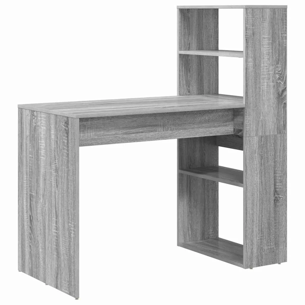 Bureau 113 x 54 x 120 cm sonoma gris bois d'ingénierie – vue de côté